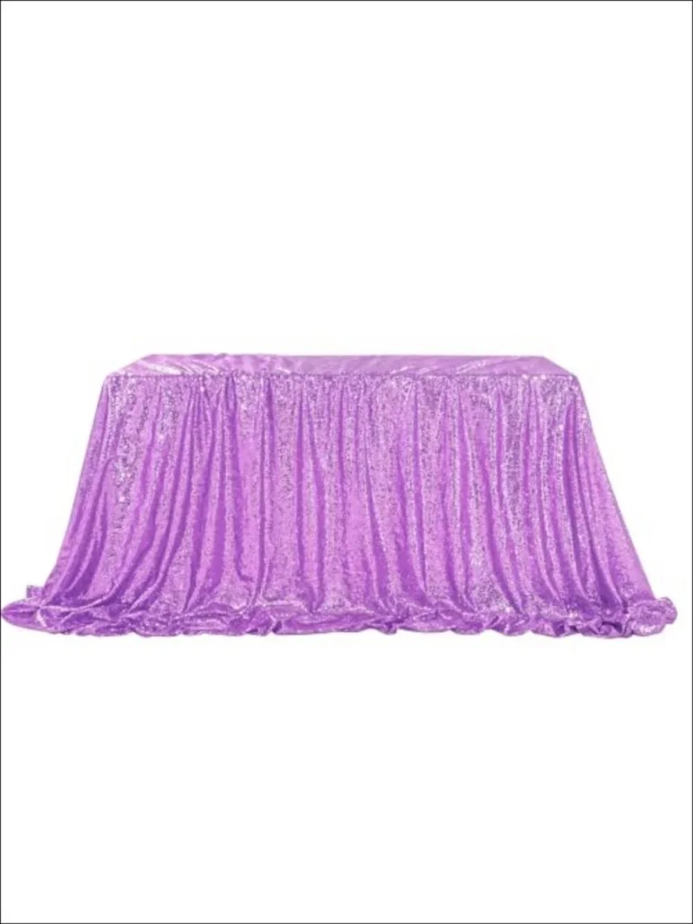 Sequin Tablecloth Rectangular Overlay Shimmer Fabric Party